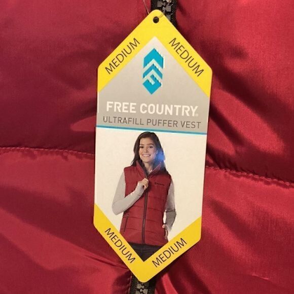 NWT Free Country Ultra-fill puffer vest medium - Picture 4 of 7